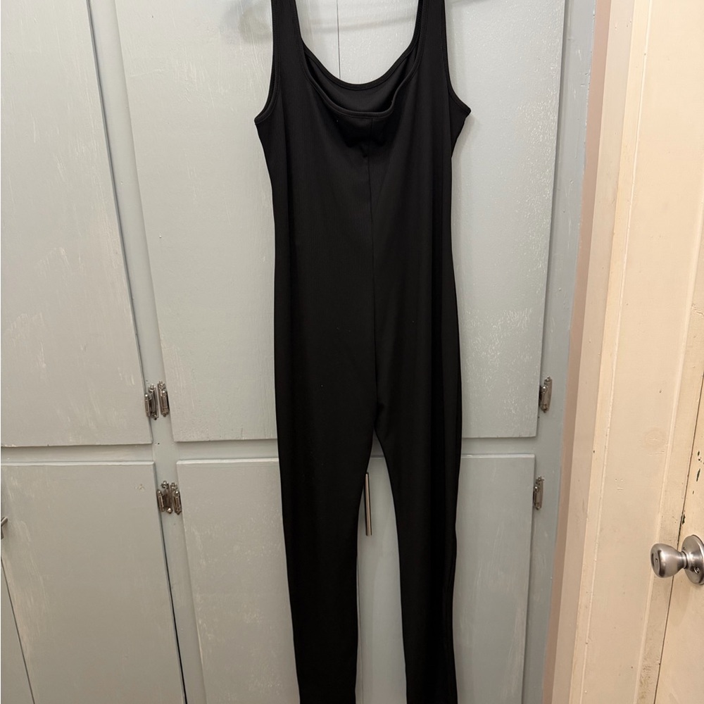 Source Unknown Black Sleeveless Jumpsuit
